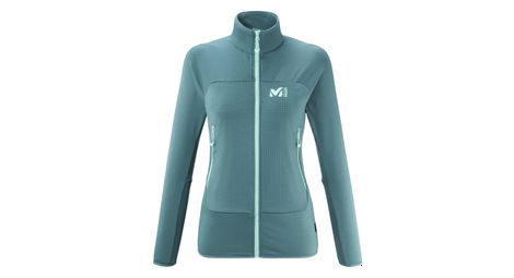 Forro polar millet fusion grid azul para mujer s