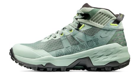 Zapatillas de senderismo para mujer mammut sertig ii mid gore-tex verde 40