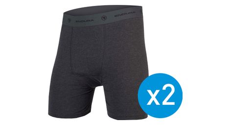 Lot de 2 sous shorts endura bike gris anthracite