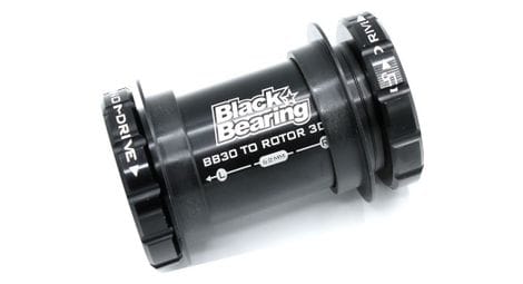 Eje de pedalier atornillado 42 negro con eje de 30 mm