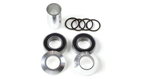 Gnk bmx boitier de pedalier mid argent