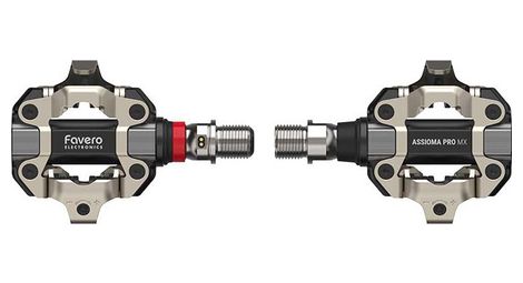 assioma pro mx 1 power meter pedals left side black