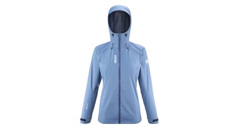 Veste imperméable femme millet seneca gore-tex 2l bleu