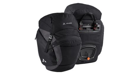 Paire de sacoches de porte-bagage arrière vaude ontour back noir