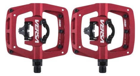 Paire de pedales semi automatiques dmr versa rouge