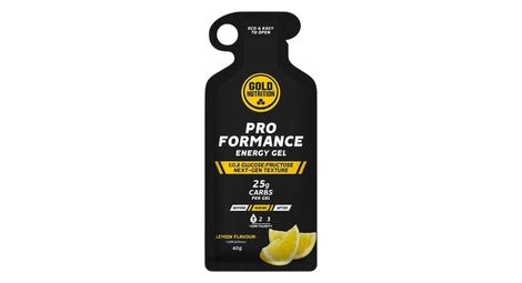 Gel Energétique GoldNutrition ProFormance Citron - 40g