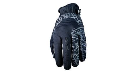 Five gloves guanti riflettenti shibuya neri xs