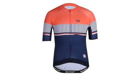 Maillot velo race orange