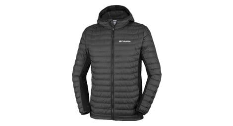 Veste hybride columbia powder pass noir homme