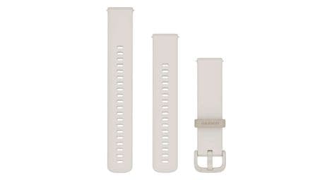 Garmin quick release 20 mm silicone wristband ivory white