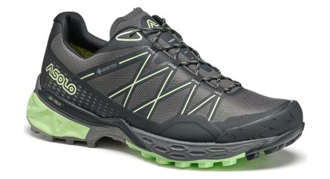 Damen-wanderschuhe asolo tahoe gore-tex grau/grün