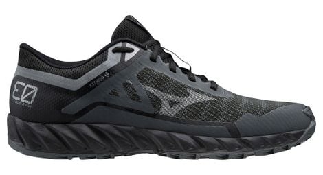 Chaussures de trail mizuno wave ibuki 3 gtx gris / noir homme