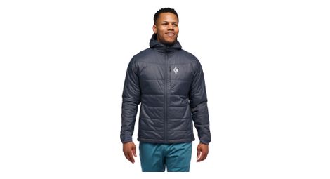 Heren Zwarte Diamant Solution 2.0 Hooded Jacket Donkergrijs