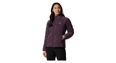 Mountain hardwear stretch down jacket purple women's
