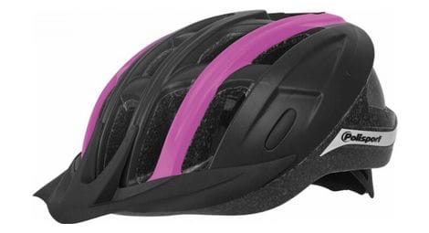 Casque polisport ride in rose/noir taille l