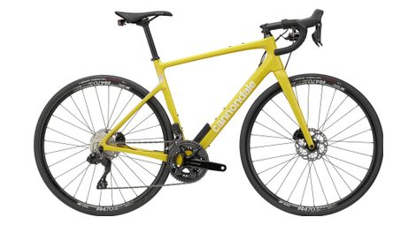 Cannondale synapse carbon 2 le shimano 105 di2 12v 700 mm giallo laguna bicicletta da strada