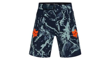 Short VTT Fox Ranger Image Print Bleu Enfant