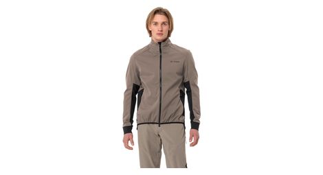 Giacca mtb vaude moab pro softshell da uomo grigio