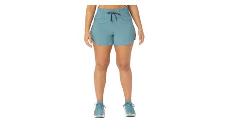 Asics nagino run 4in shorts blau damen