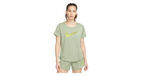 Maillot manches courtes femme nike dri fit swoosh vert