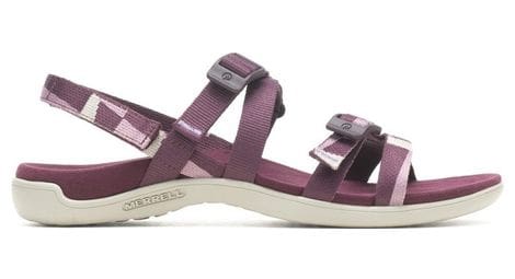 Sandales de randonnée femme merrell district 3 backstrap web violet