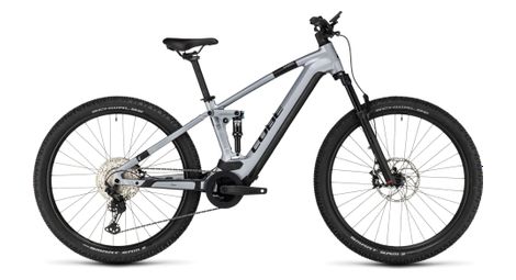 Cube stereo hybrid 120 race 750 electric full suspension mtb shimano deore xt 12s 750 wh 29'' polar silver 2024