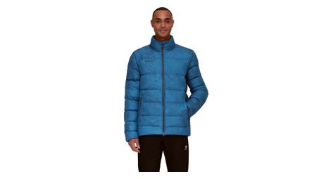 Doudoune en duvet mammut whitehorn imprime bleu