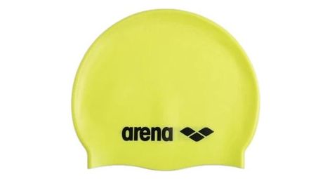 Arena classic silicone schwimmkappe gelb