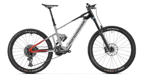 Mondraker dune r volledig geveerde elektrische mtb sram gx/nx eagle 12s mx (29/27.5'') grijs rood zwart 2024