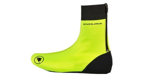 Produit reconditionné - couvre chaussures endura windchill jaune fluo