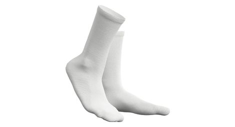 Chaussettes de cyclisme respirantes - blanc