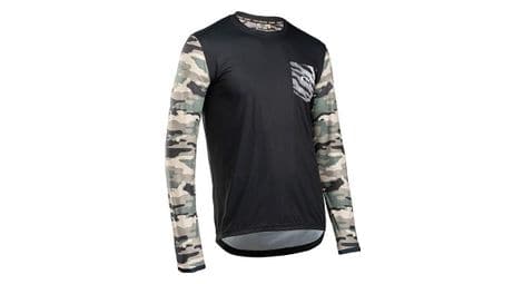 Maglia manica lunga northwave wild all mountain nera / camo