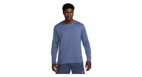 Maillot manches longues nike miler bleu homme