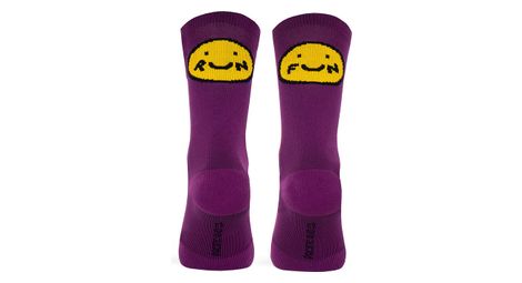 Socken pacific and co smile run violett