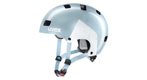 Uvex kid 3 helm blauw wit