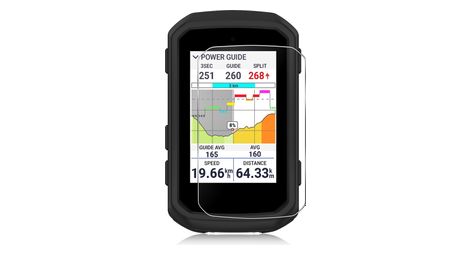 Film de protection d’écran en verre trempé 9h – compatible garmin edge 850 / 550