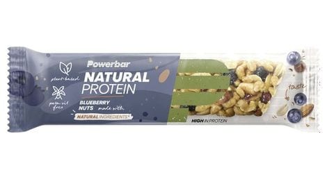 Barrita powerbar proteína natural 40gr arándanos nueces
