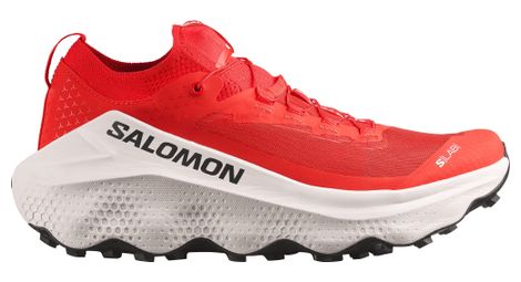 salomon s lab ultra glide 2 trail running shoes red white unisex