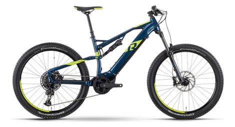 R raymon fullray 130e 6.0 mtb elettrica a sospensione totale sram sx 12s 630wh 27.5'' blu verde 2023