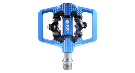 Paire de pédales automatiques sb3 kroma bleu