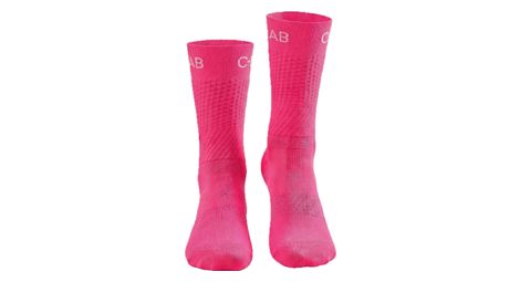 Chaussettes de Cyclisme/Running Respirantes - Rose Fluo