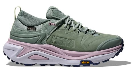 Chaussures de Randonnée Hoka Kaha 3 Low GTX Vert/Rose Femme