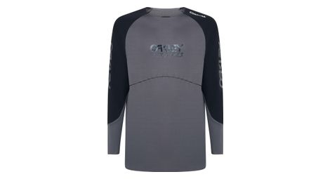 Maillot manches longues oakley maven scrub noir gris