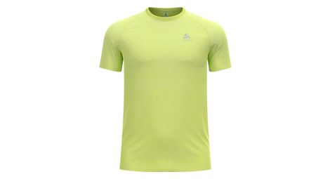 Maillot manches courtes odlo essentials seamless jaune