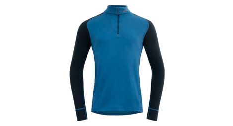 devold duo active merino 205 z neck blue men s jersey
