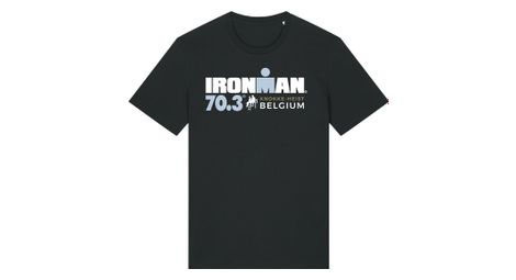 Maglietta a maniche corte ironman 70.3 belgium black uomo
