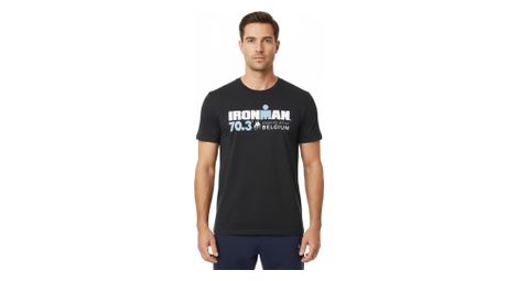 Ironman 70.3 Belgium Kurzarm T-Shirt Schwarz Herren