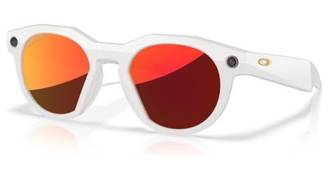 Lunettes ia oakley meta hstn - warm grey / prizm ruby / ref : ow8002-0451
