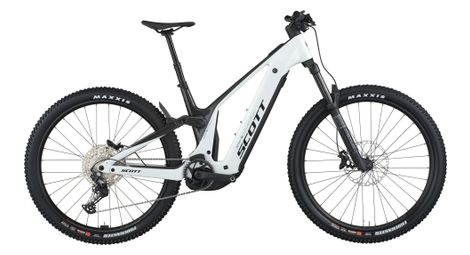 Scott Patron 920 Shimano Deore 12V 800Wh 29'' Bianco/Nero 2025 Mountain Bike Elettrica All-Suspension
