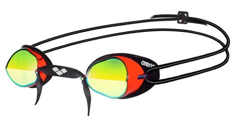 Arena swedix mirror goggles black yellow red